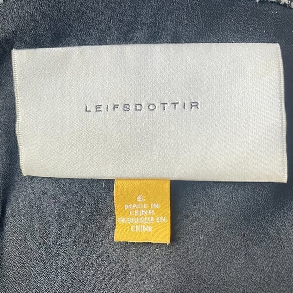 Anthropologie Leifsdottir Lynx-Dot Mini Dress - Size 6 - Picture 7 of 9